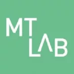 mt lab logo sur fond vert
